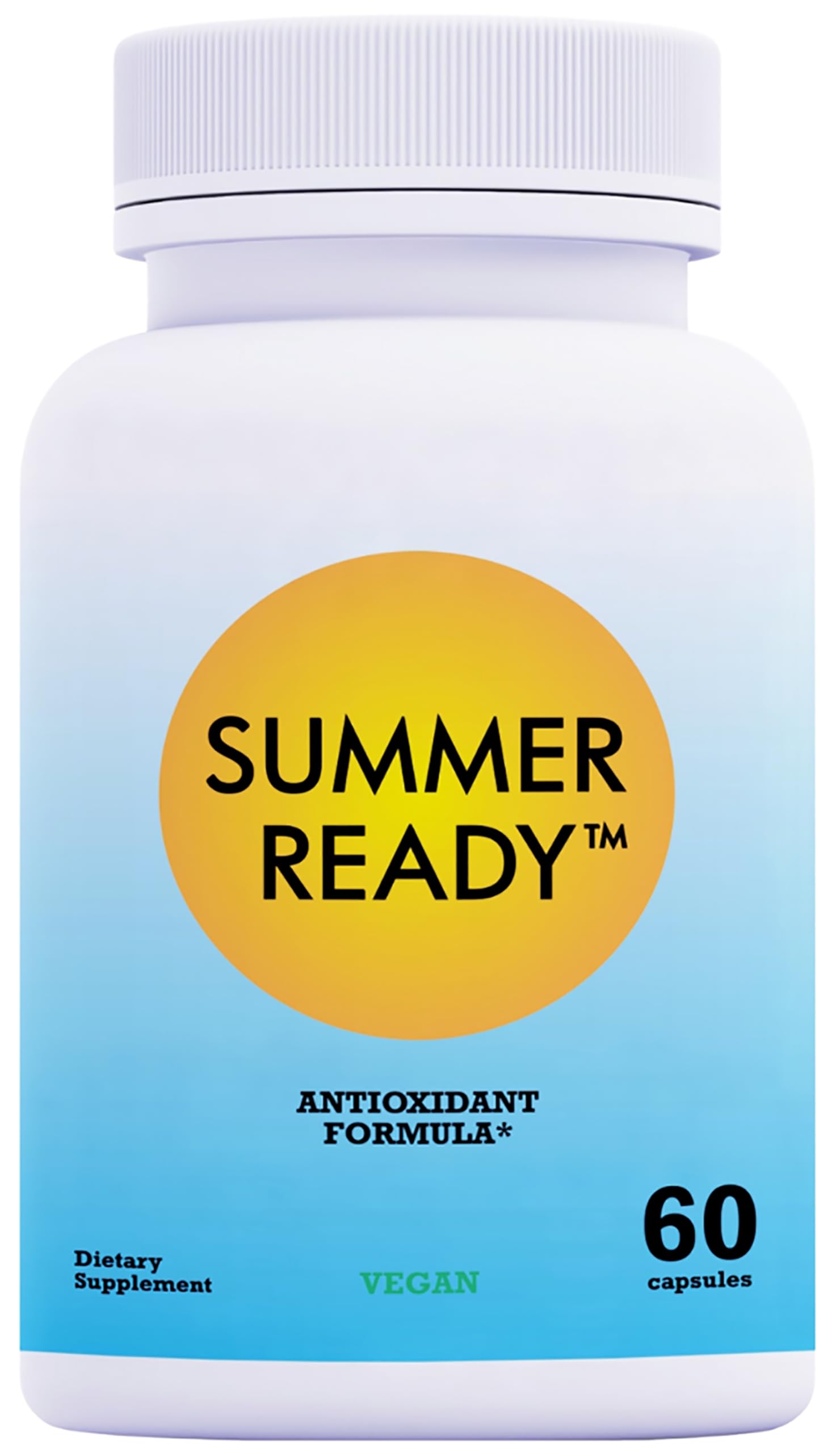 Summer Ready Vitamin B3 supplement front view with packaging