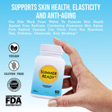 Summer Ready Vitamin B3 supplement label details