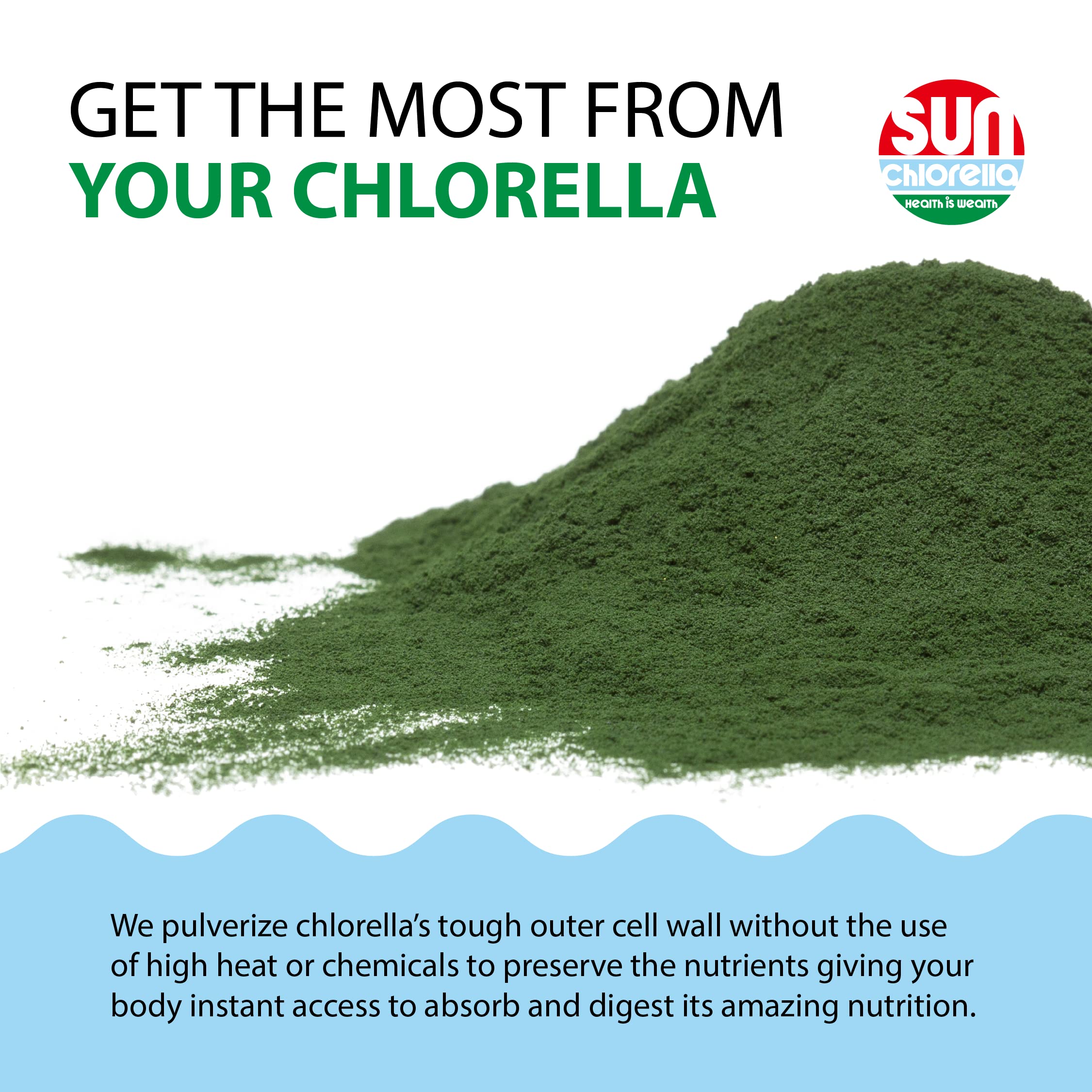 Sun Chlorella Chlorella Powder nutritional information