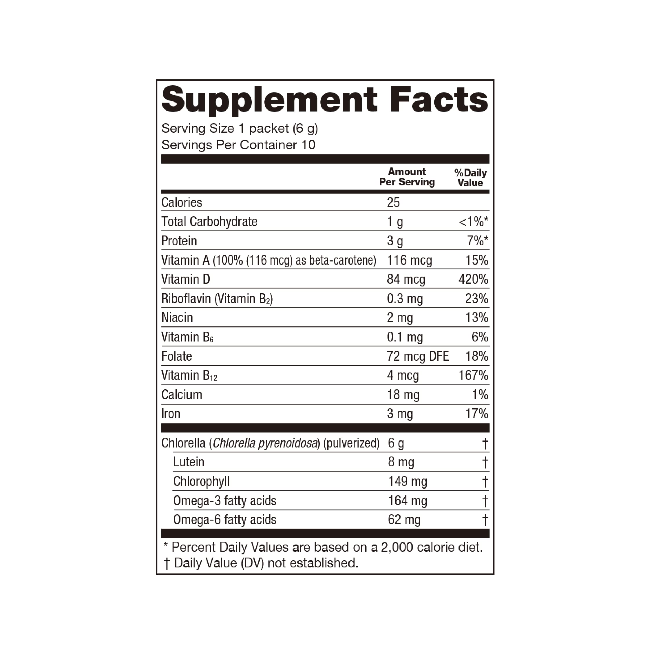Sun Chlorella Chlorella Powder packaging details