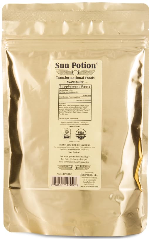 Sun Potion Anandamide Bliss Alchemy Cacao Blend packaging