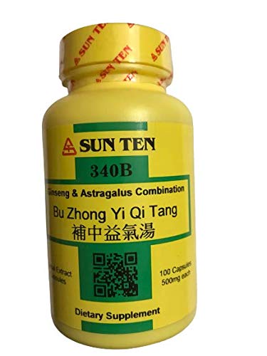 Sun Ten Ginseng & Astragalus Combination Capsules bottle front view