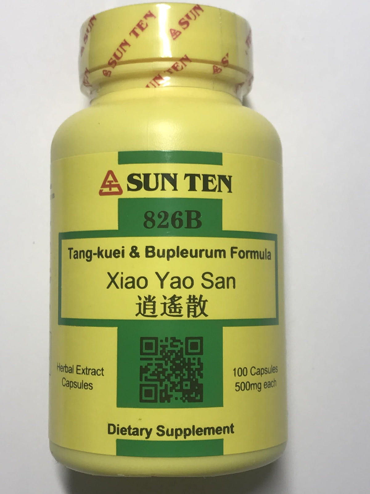 Sun Ten Tang-Kuei and Bupleurum Formula front view of bottle