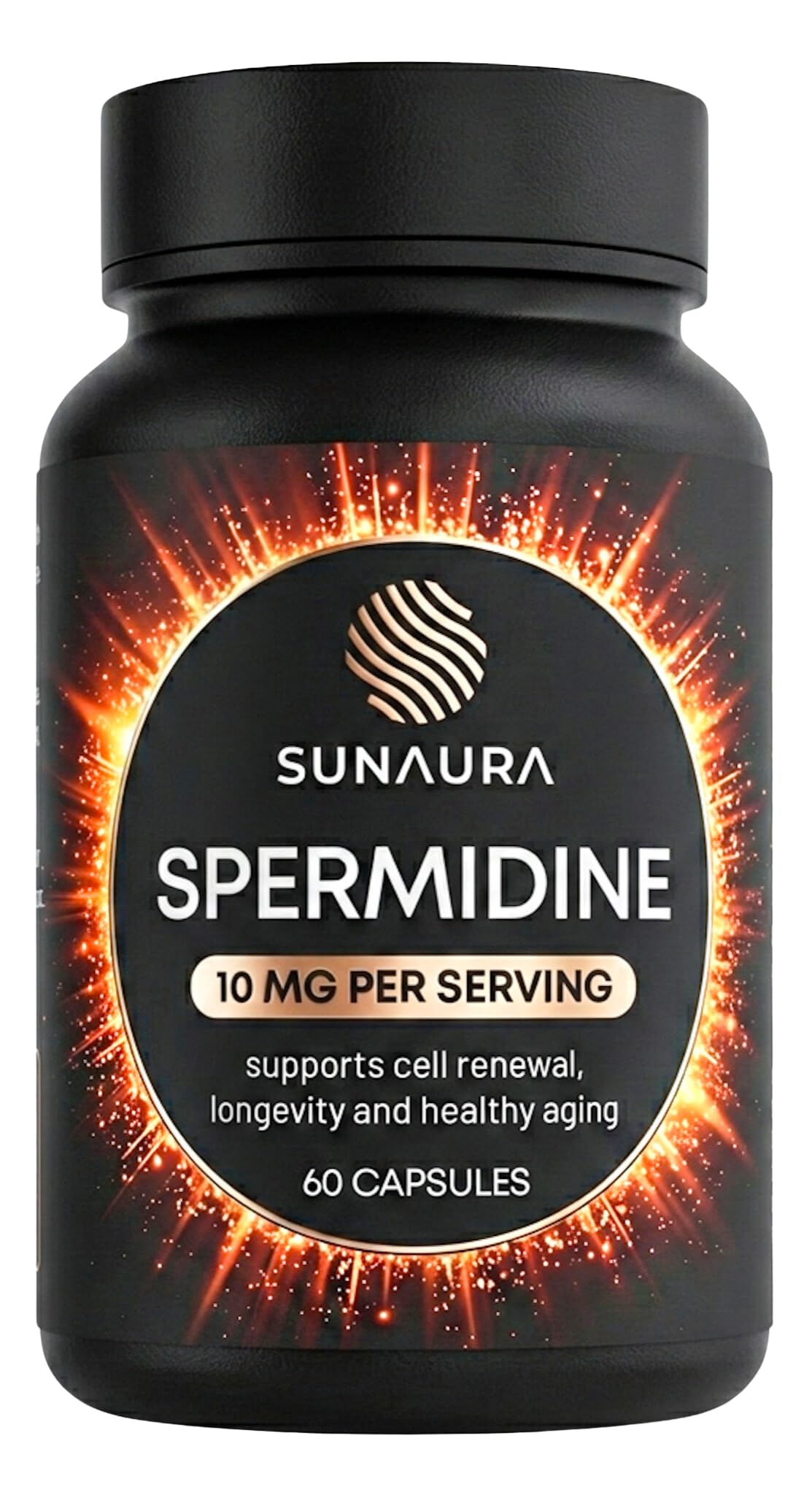 SUNAURA Spermidine 10mg Capsules front view