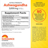 Sundance Ashwagandha Capsules close-up of the bottle