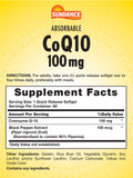 Sundance CoQ10 100mg softgel bottle with label
