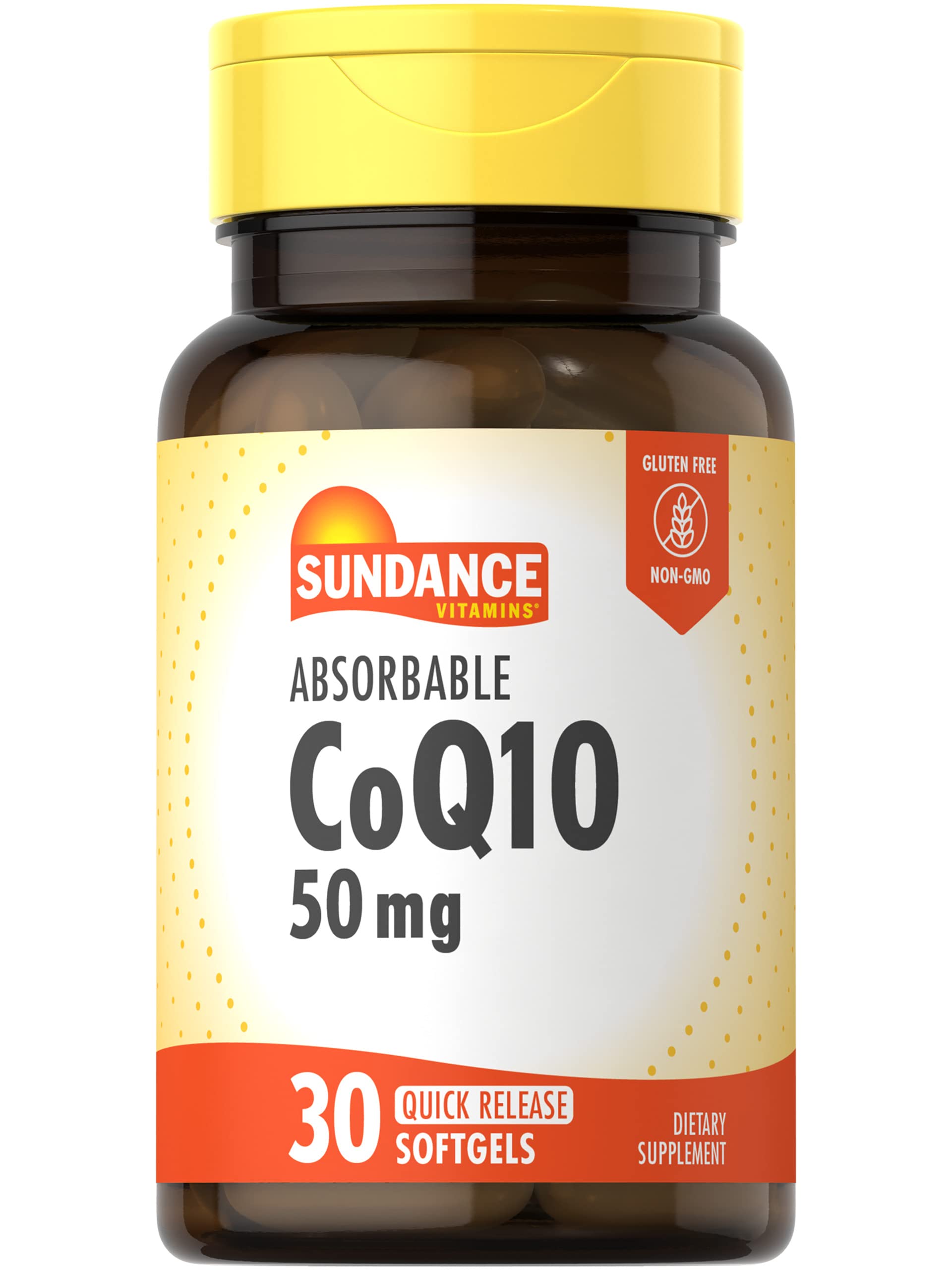 Sundance CoQ10 Softgels front view packaging