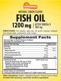 Sundance Fish Oil Softgels 1200 mg side view