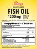 Sundance Fish Oil Softgels showing lemon flavour coating