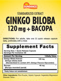 Sundance Ginkgo Biloba Extract capsules side view