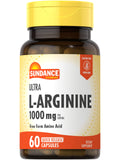 Sundance L-Arginine 1000mg Quick Release Capsules front view