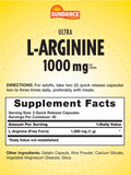 Sundance L-Arginine 1000mg Quick Release Capsules side view
