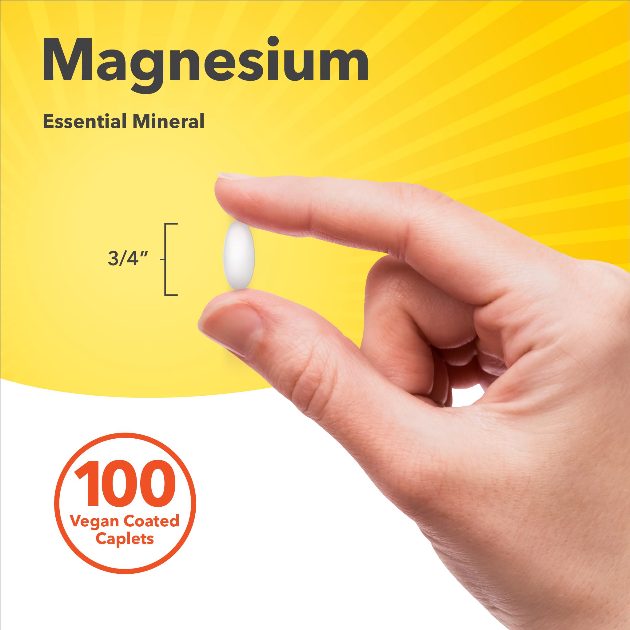 Sundance Magnesium 500 mg caplets with measuring spoon