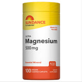 Sundance Magnesium 500 mg coated caplets front view