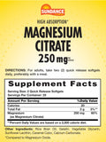 Sundance Magnesium Citrate Softgels 250mg packaging