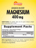 Sundance Magnesium Supplement 400 mg softgels side view