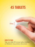 Sundance Melatonin 10mg tablets back view with ingredient list