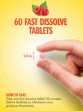 Sundance Melatonin 12mg Fast Dissolve Tablets with ingredients list