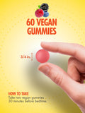 Sundance Melatonin Gummies 10mg Mixed Berry gummies in a bowl