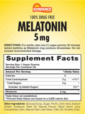 Sundance Melatonin Gummies 5mg Mixed Berry packaging
