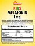 Sundance Melatonin Gummies for Kids packaging side view
