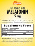 Sundance Melatonin Sleep Supplement packaging side view