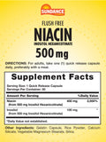 Sundance Niacin B3 400mg bottle with label