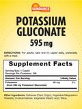 Sundance Potassium Supplement 80g side view showing ingredients