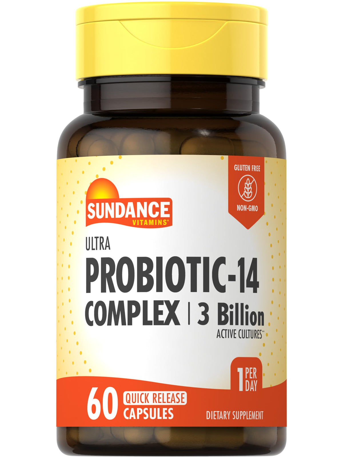 Sundance Probiotic Acidophilus 30 capsules front view