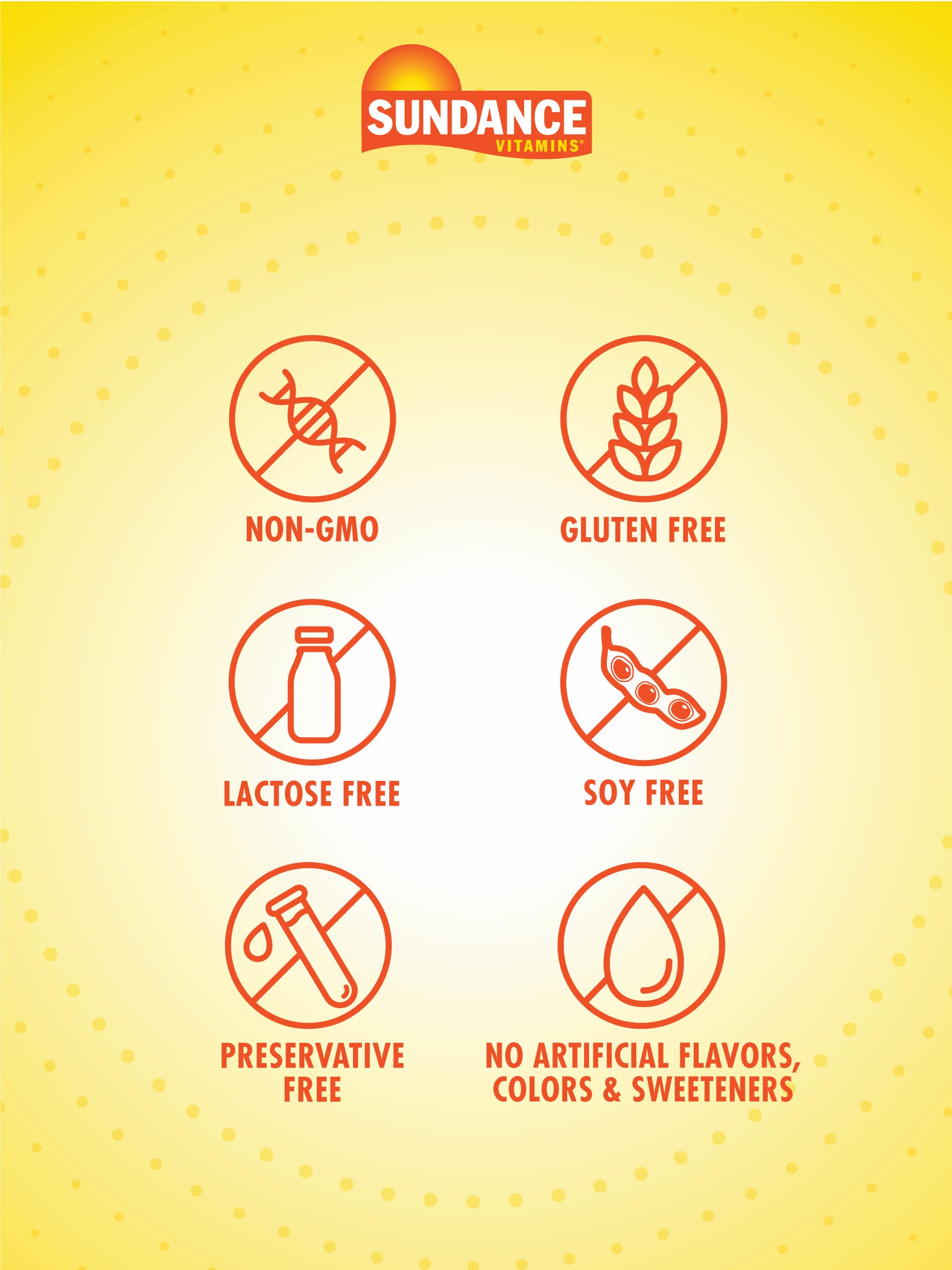 Sundance Red Yeast Rice ingredients list on packaging