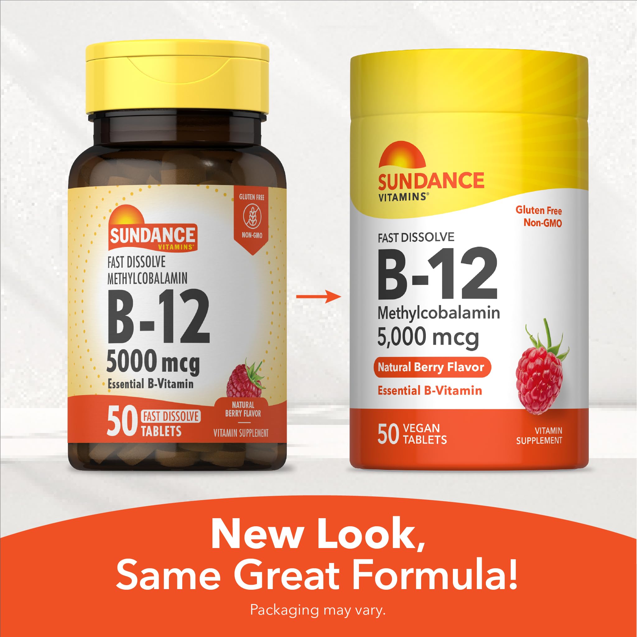 Sundance Vitamin B12 Fast Dissolve Tablets with ingredients list