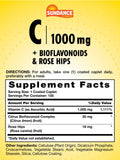 Sundance Vitamin C 1000mg Coated Caplets side view