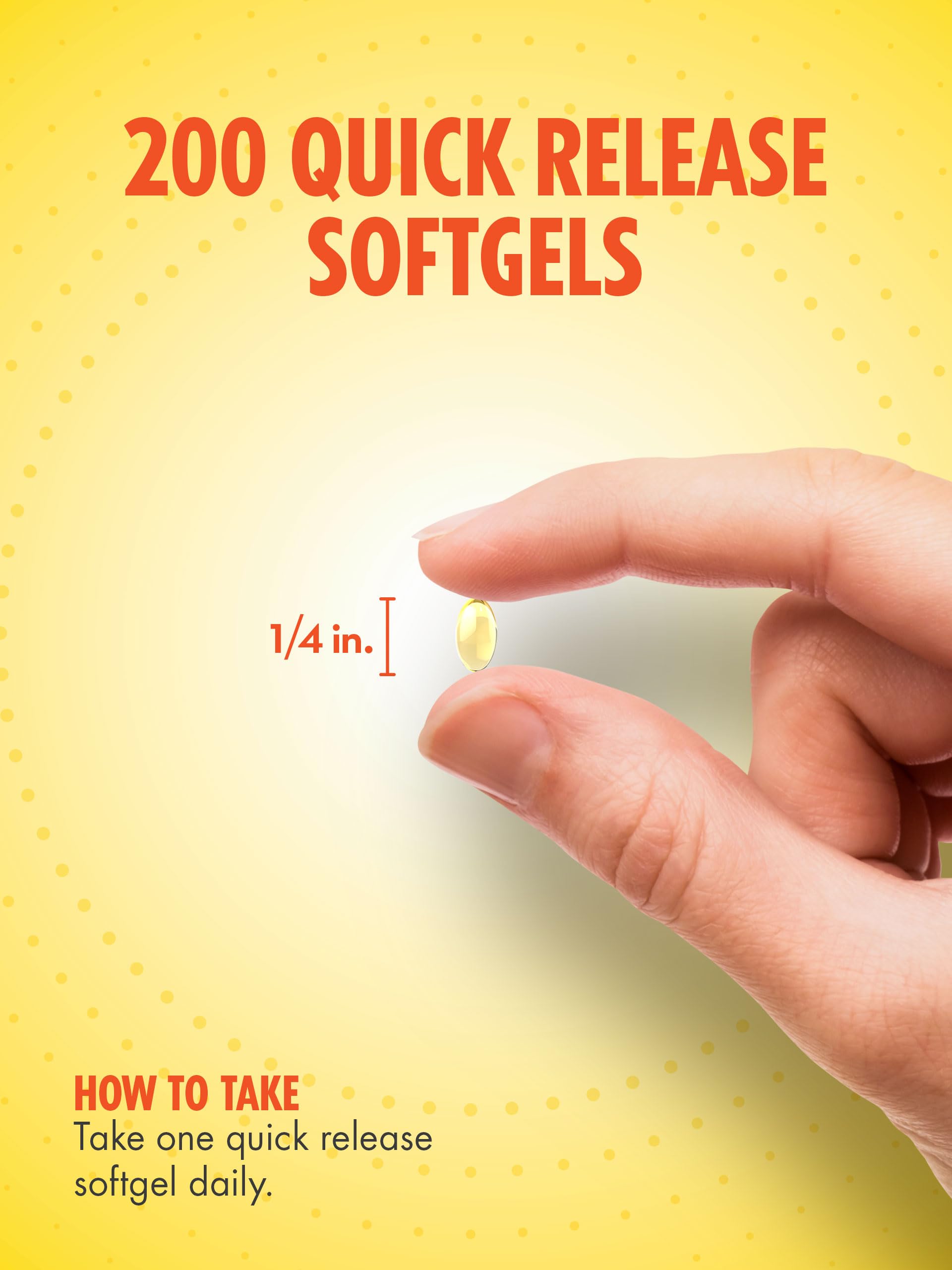 Sundance Vitamin D3 softgels back view with ingredient list