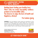 Sundance Zinc Gummies back view of packaging