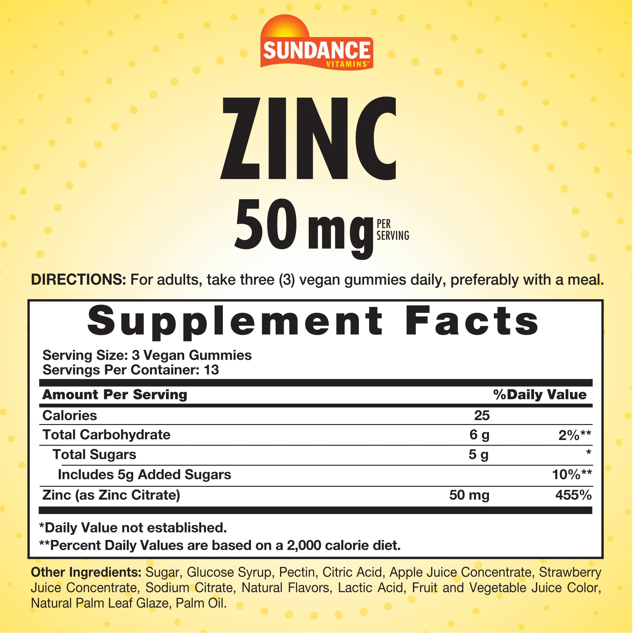 Sundance Zinc Gummies mixed berry flavour close-up