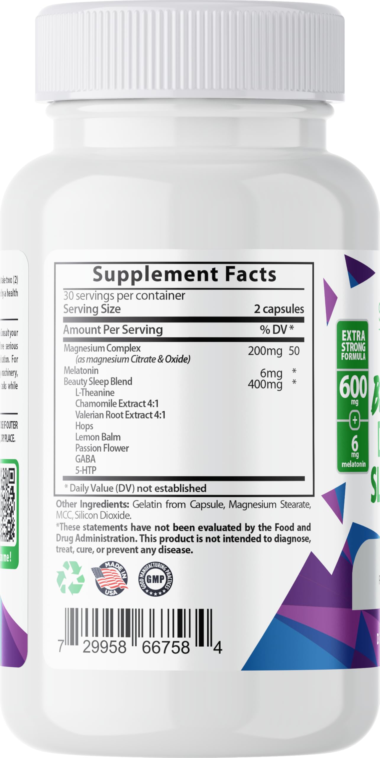 Sundhed Natural Beauty Dream Sleep Aid bottle with label