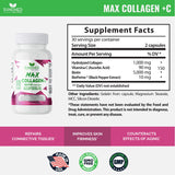 Sundhed Natural Collagen Supplement side view of packaging