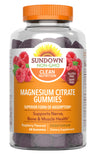 Sundown Magnesium Citrate Raspberry Flavour 279g front view