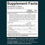 Sunergetic 4 in 1 Probiotic Supplement 50g capsule close-up