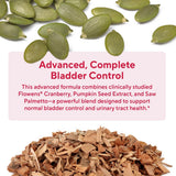 Sunergetic Bladder Support Supplement capsules in hand