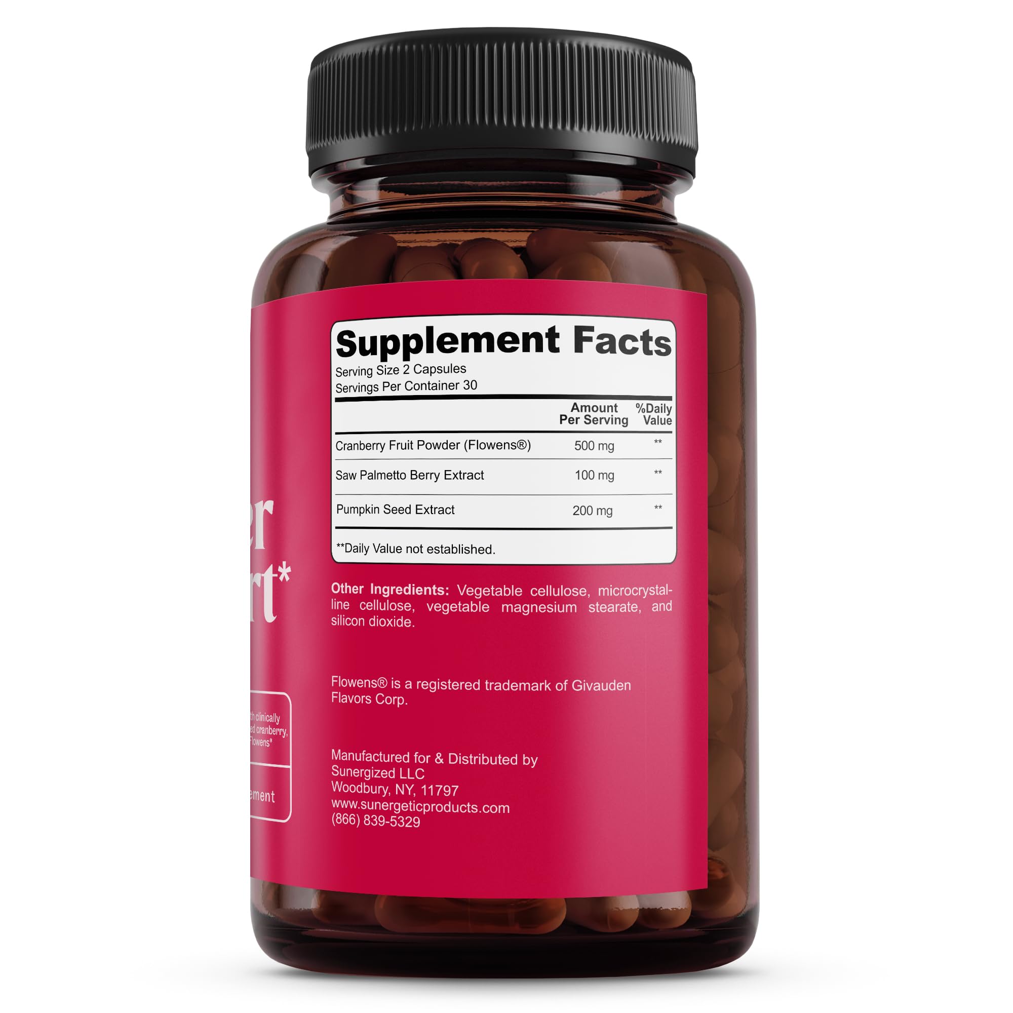 Sunergetic Bladder Support Supplement in a wellness setting