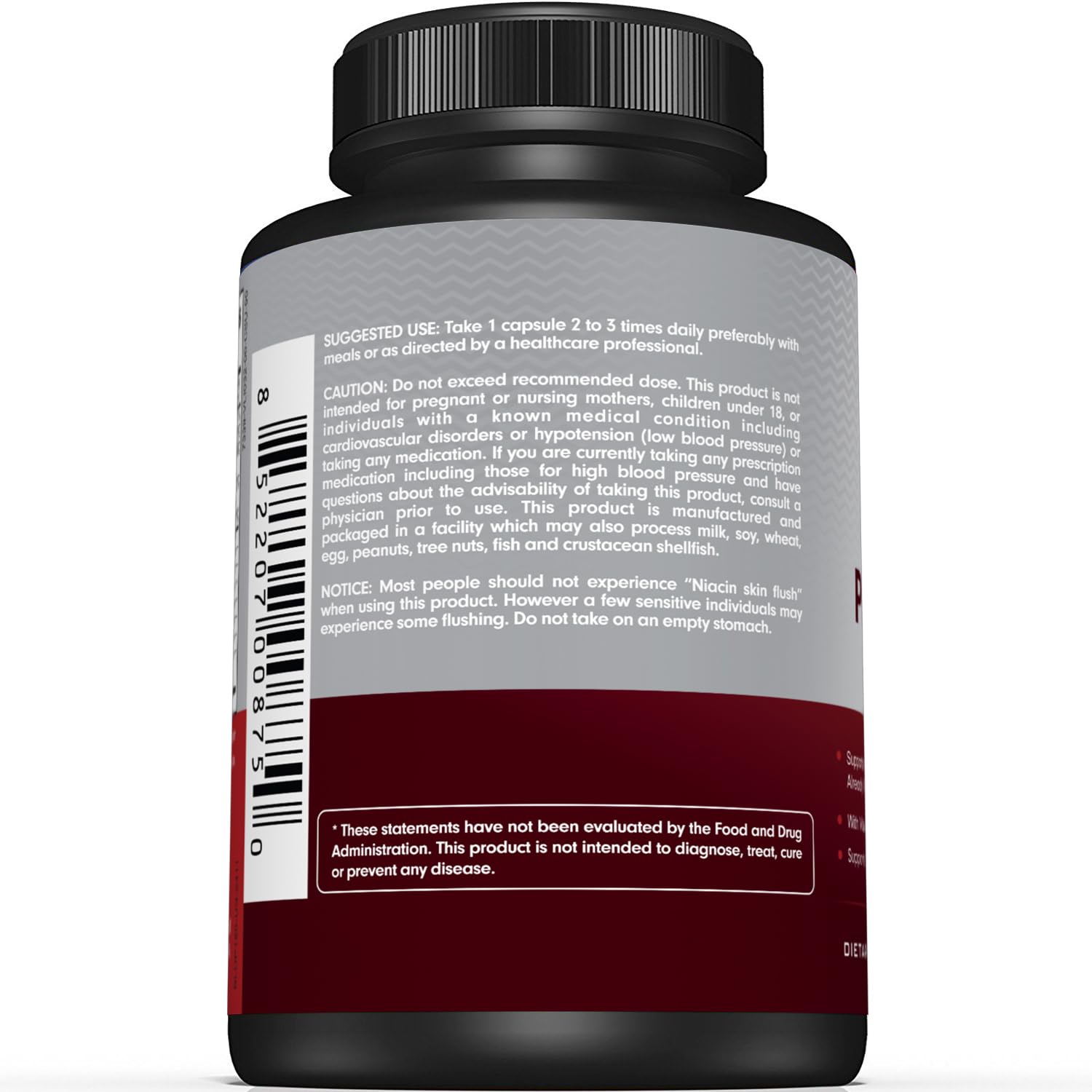 Sunergetic Blood Pressure Support Supplement bottle with label