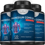 Sunergetic Magnesium Supplement bottle on a table