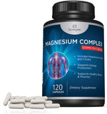Sunergetic Magnesium Supplement capsules in hand