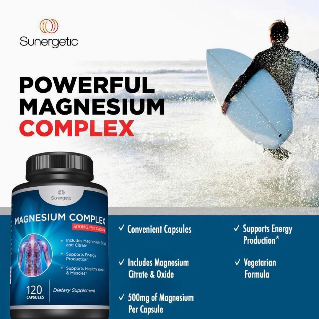 Sunergetic Magnesium Supplement ingredients list