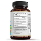 Sunergetic Oregano Candida Support Supplement on a wooden table