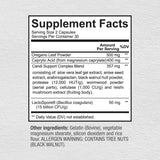 Sunergetic Oregano Candida Support Supplement side view