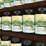 Sunergetic Organic Elderberry daily wellness Support Tablets back view