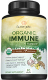 Sunergetic Organic Elderberry daily wellness Support Tablets front view