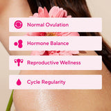 Sunergetic Ovarian Support Supplement capsules on a wooden table